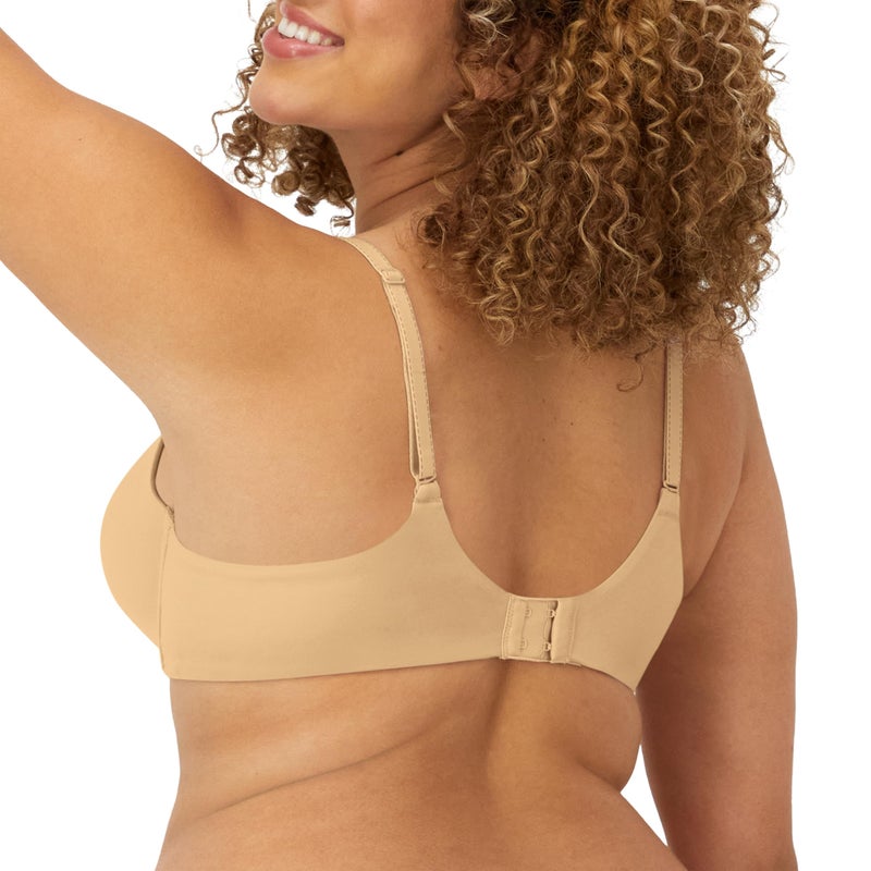 Maidenform Women's Comfort Devotion Embellished Extra Coverage, Latte Lift/Black, 40DD - Image 2